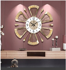 European Wrought Iron Wall Clock - All India Decor