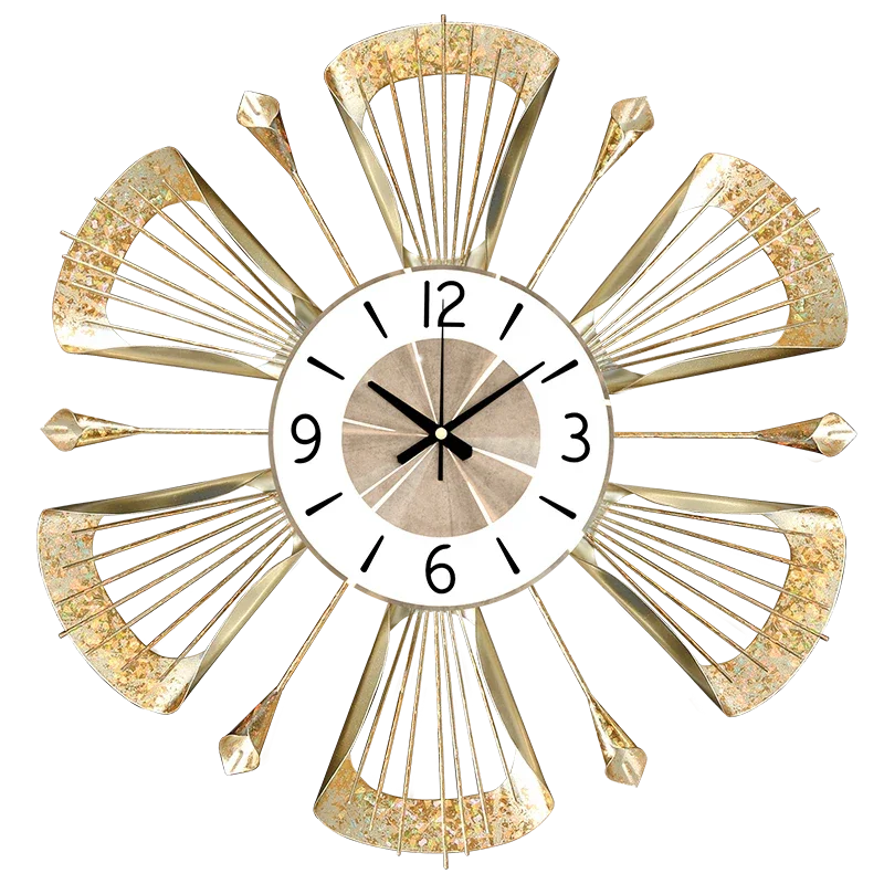 European Wrought Iron Wall Clock - All India Decor