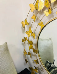 Butterflies Decorative On Wire Mirror - All India Decor