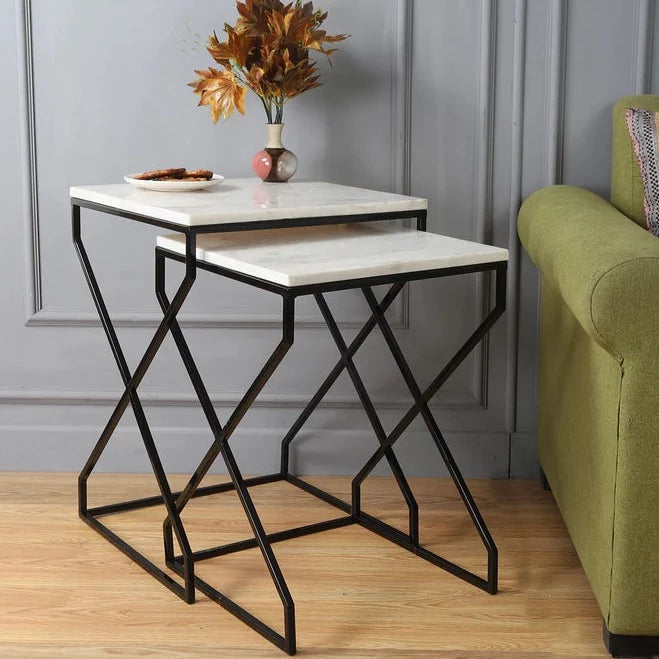 Side Tables Set of 2