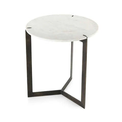 Stylish Marble End Table - All India Decor