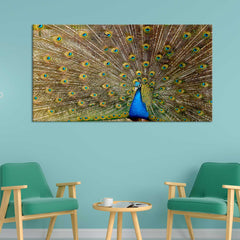 Indian Peacock Birds Wall Painting