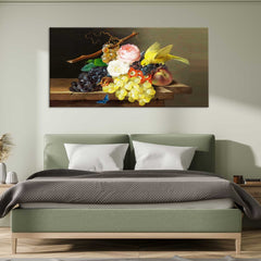 Grapes and antique vase kitchen wall painting