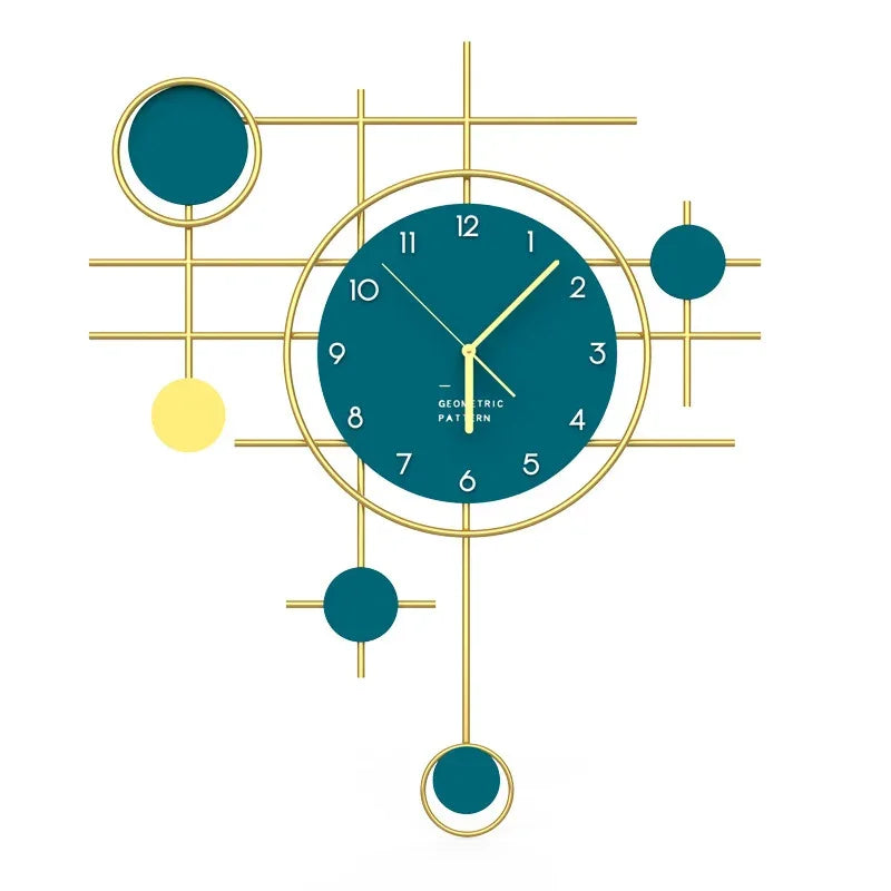 Geometric Pattern Creative Wall Clock - All India Decor