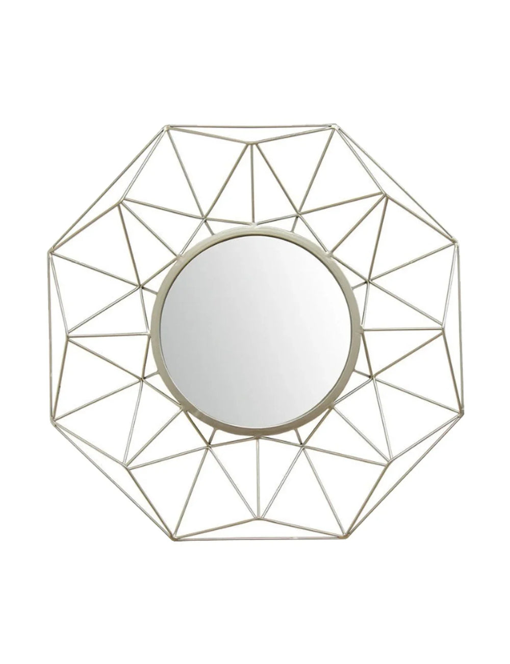 Silver Diamond Mirror - All India Decor