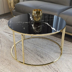 Black & Gold Coffee Center Table