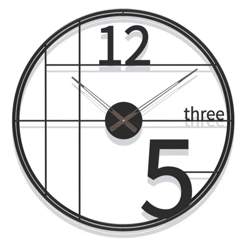 Simple Round Wall Clock - All India Decor