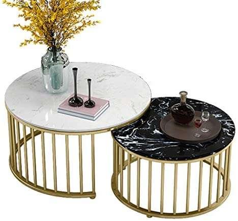 Premium Golden Caged Table Set of 2 - All India Decor