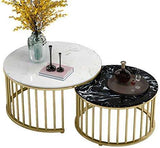 Premium Golden Caged Table Set of 2