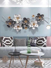 Black & White Metal Wall Art - All India Decor