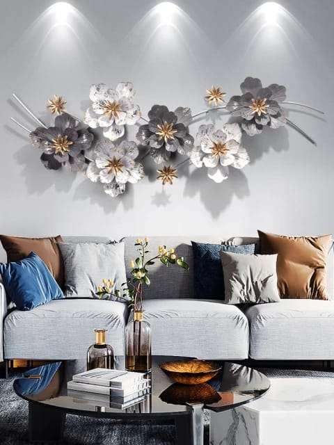 Black & White Metal Wall Art - All India Decor