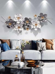 Black & White Metal Wall Art - All India Decor