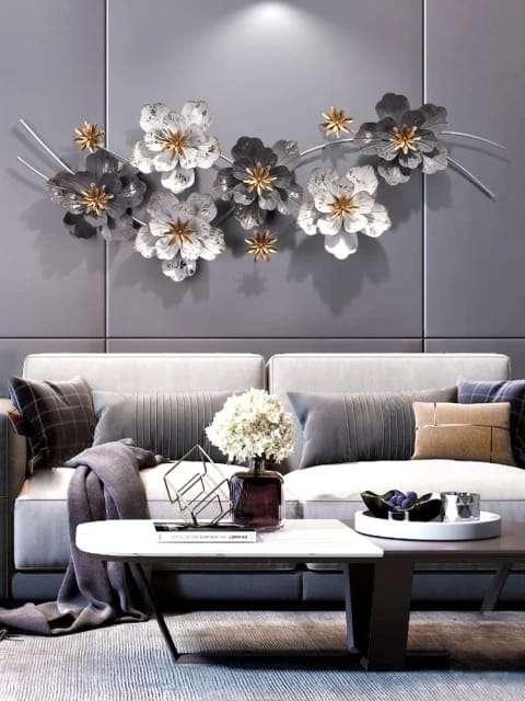 Black & White Metal Wall Art - All India Decor