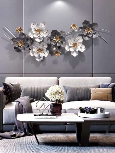 Black & White Metal Wall Art