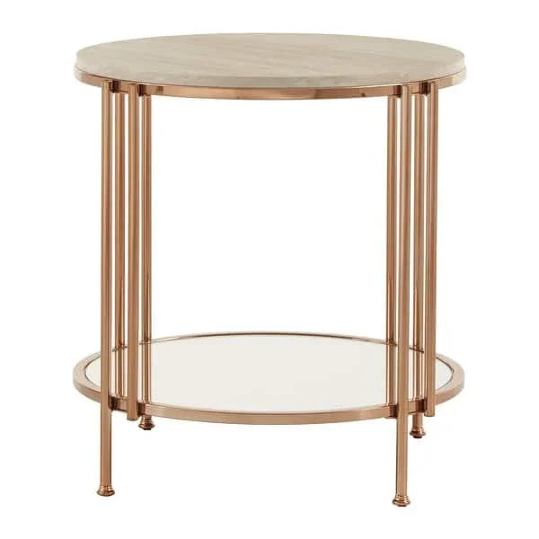 Amelia Round Marble Nesting Tables - All India Decor