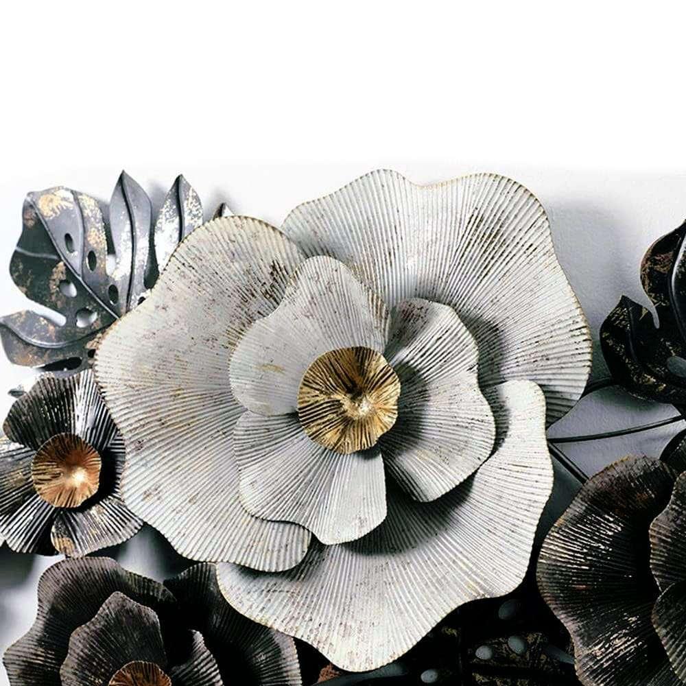 White Sapphire Metal Wall Art - All India Decor