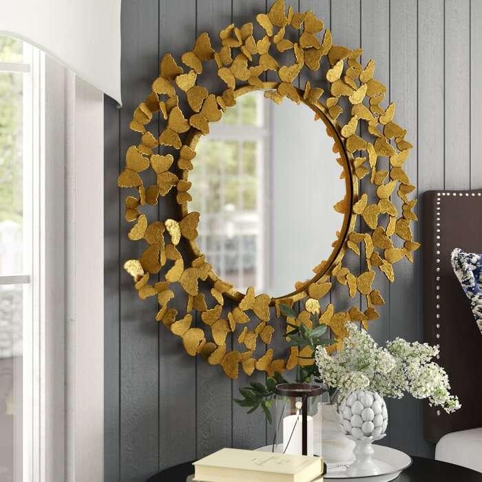 Butterfly Accent Mirror - All India Decor