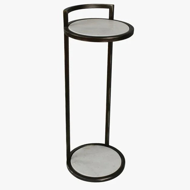 Round Marble Cocktail Table - All India Decor