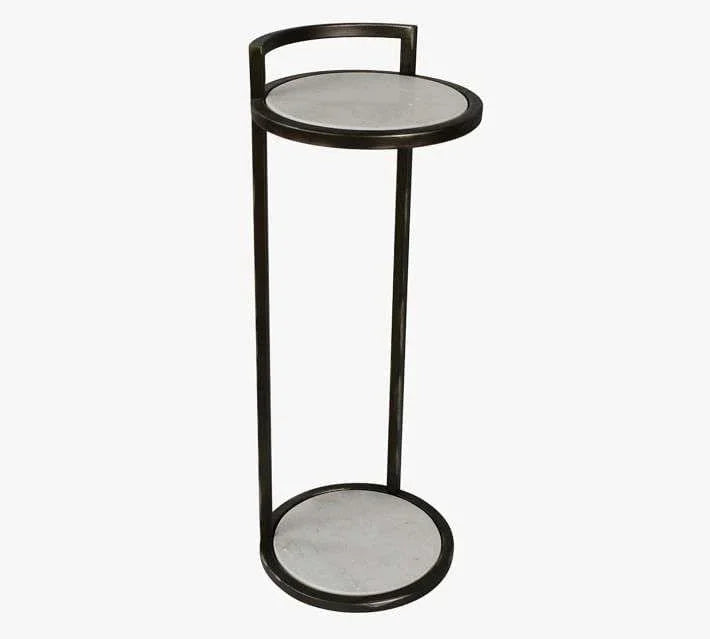 Round Marble Cocktail Table - All India Decor