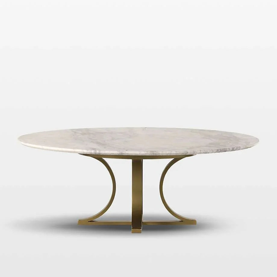 White Cisco Marble Nesting Table - All India Decor