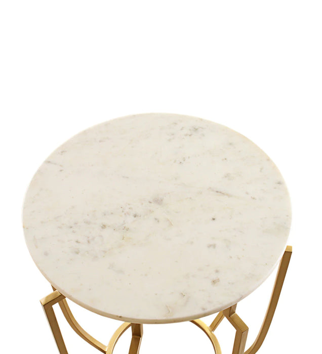 Side Table In Golden Powder Colour