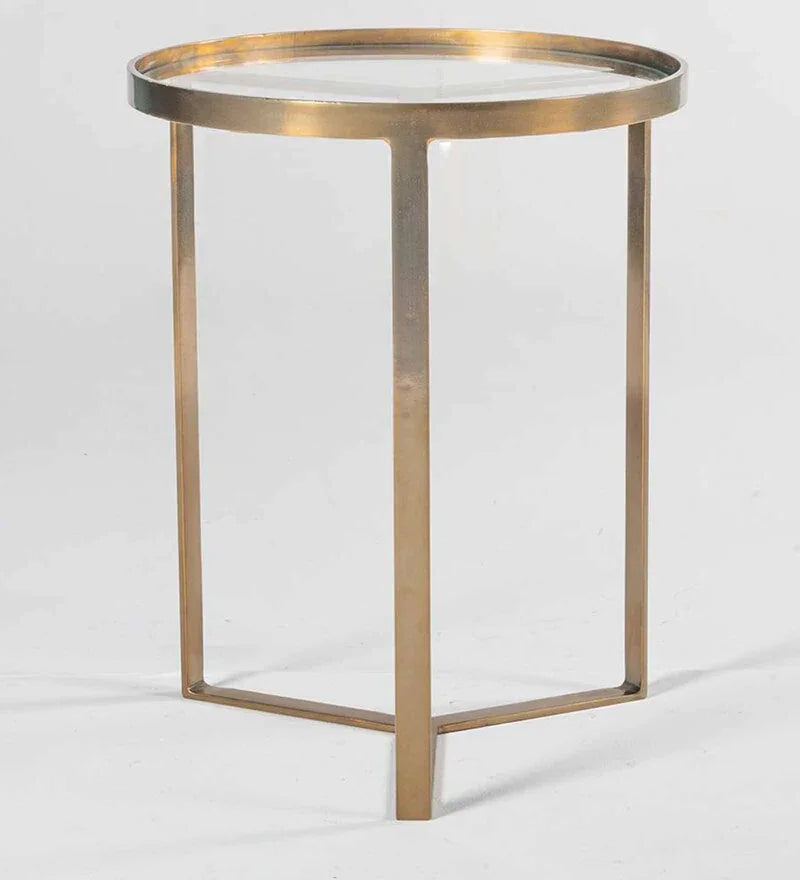 End Table In Autumn Brown Finish - All India Decor