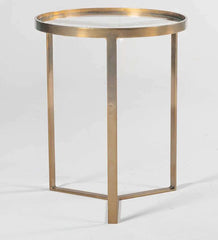 End Table In Autumn Brown Finish - All India Decor