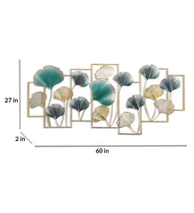 Floral Abstract Wall Art In Multicolour - All India Decor