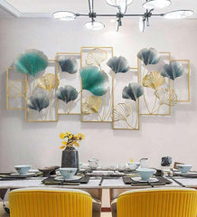 Floral Abstract Wall Art In Multicolour - All India Decor