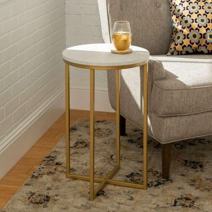 Round End Side Table - All India Decor