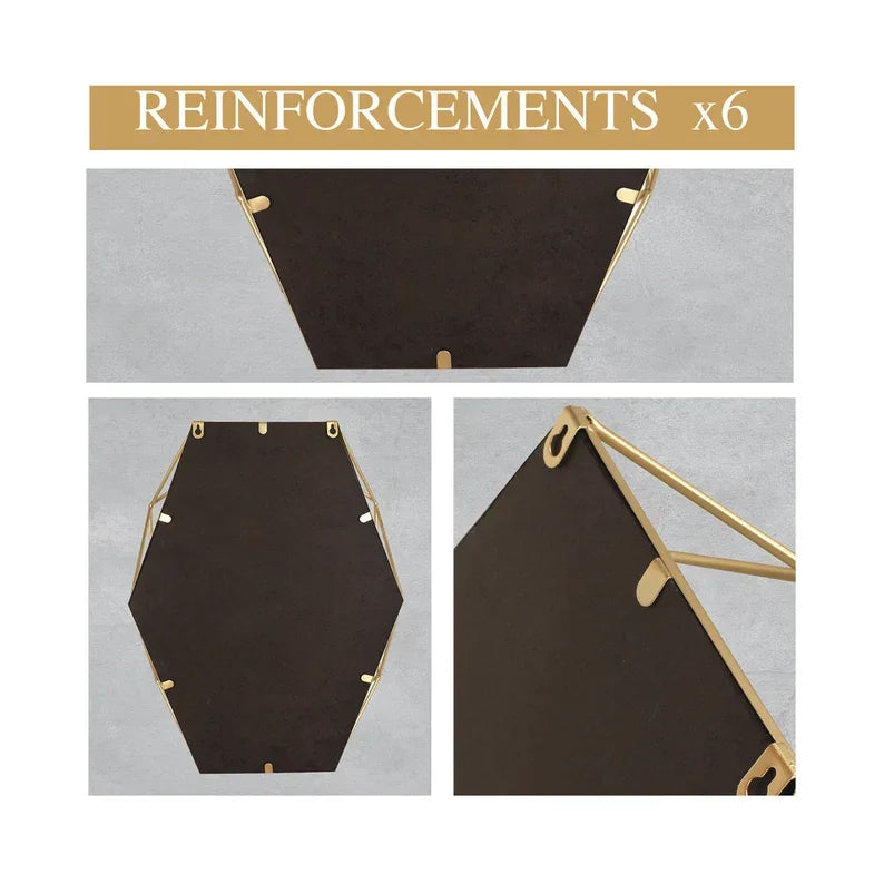 Geometric Dressing Wall Mirror - All India Decor