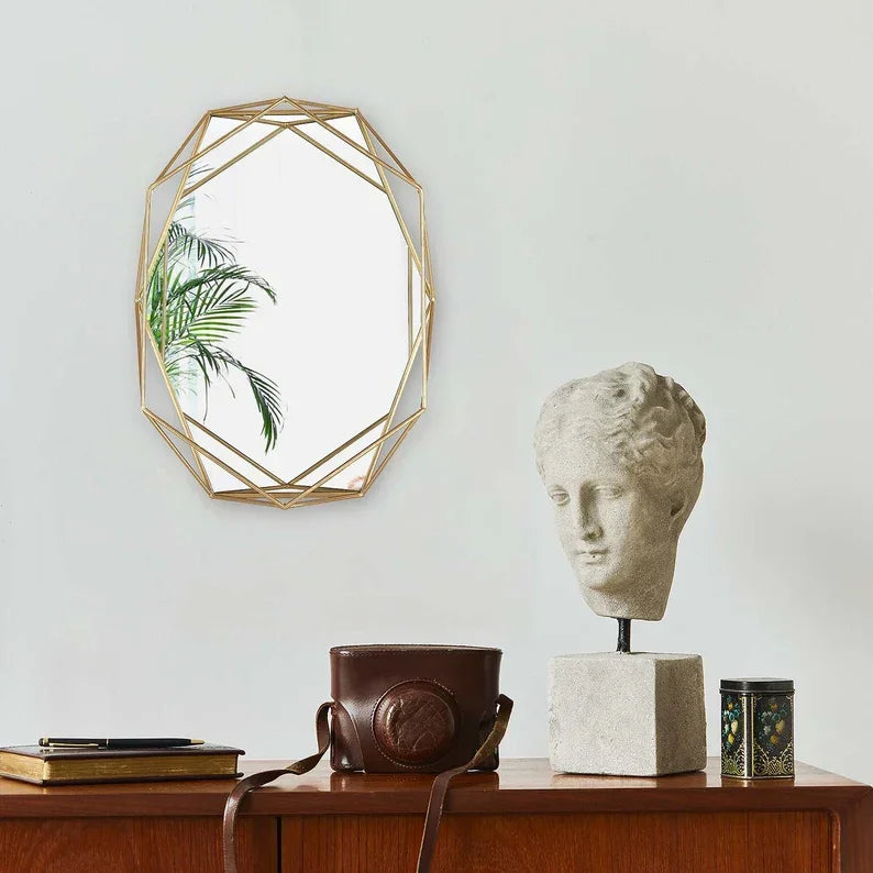 Geometric Dressing Wall Mirror - All India Decor