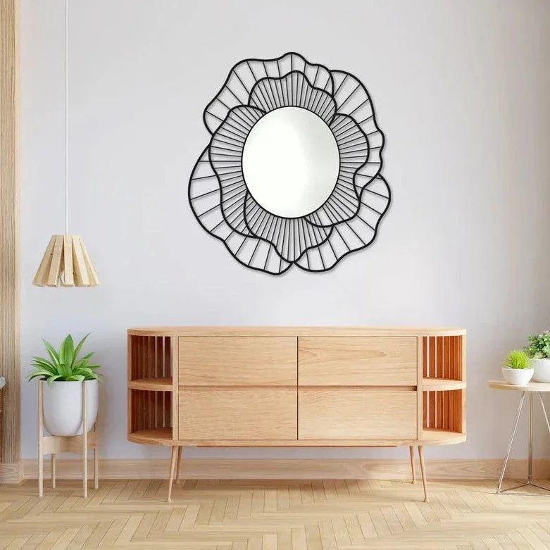 Accent Black Mirror - All India Decor
