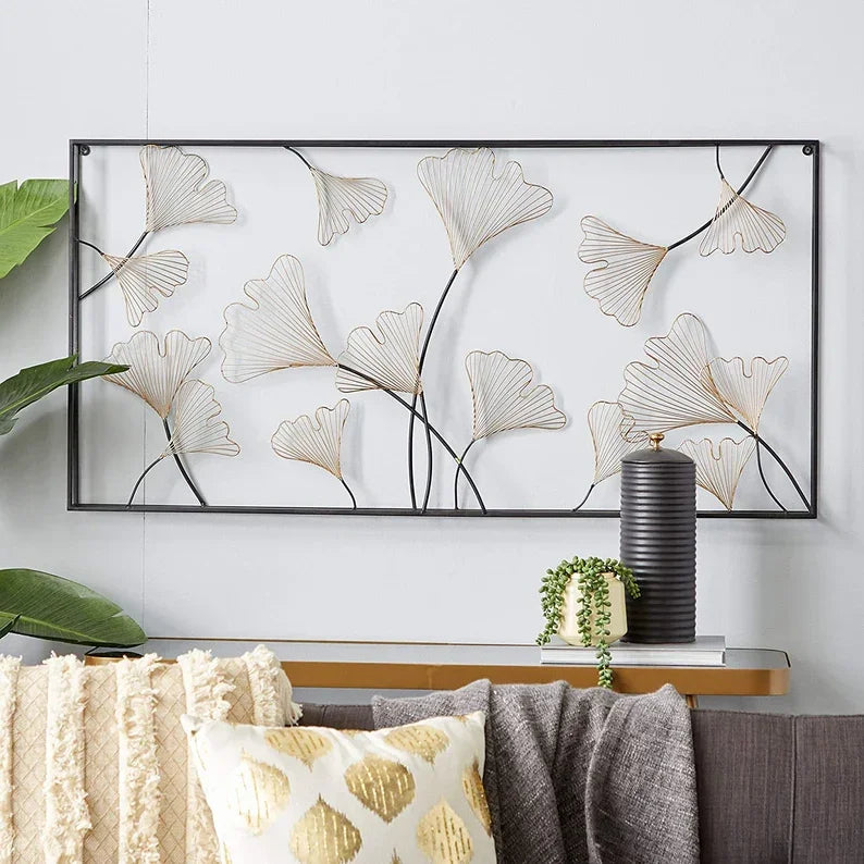 Leaf Metal Wall Art - All India Decor