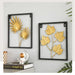 Metal Leaf Iron Home Wall Decor S/3 - All India Decor