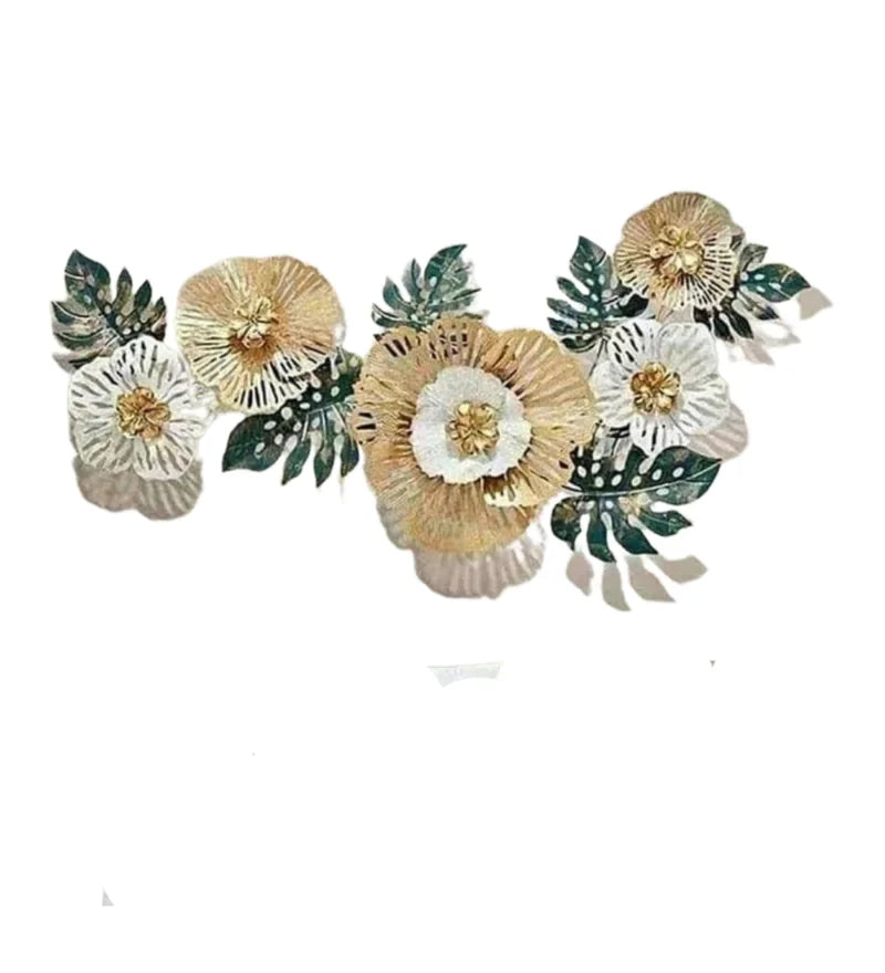 Iron Abstract Wall Art in Multicolor - All India Decor
