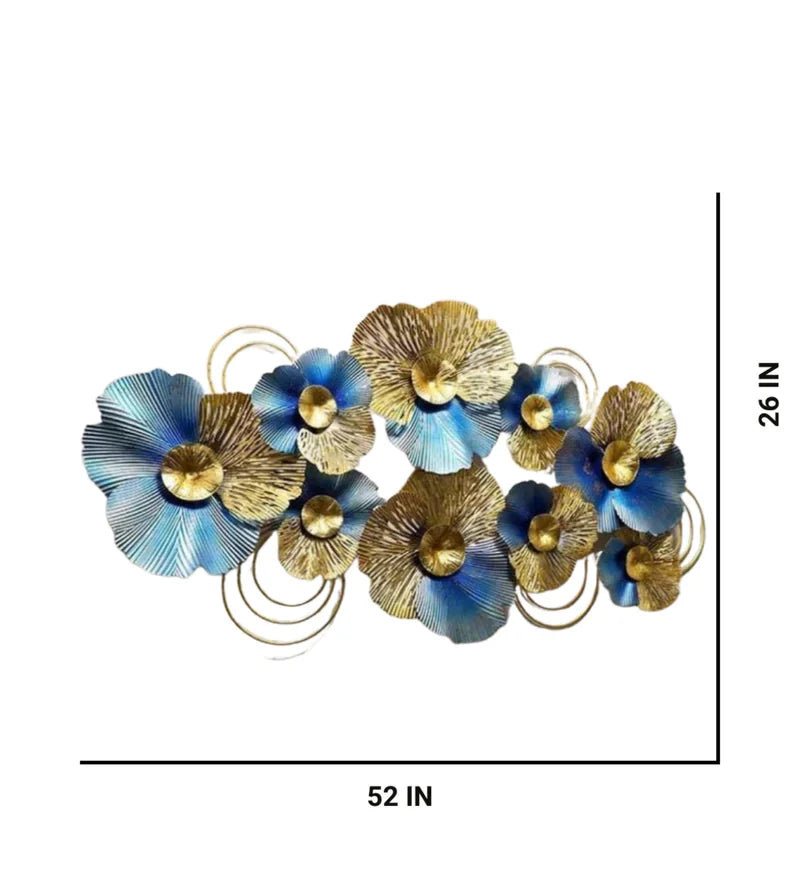 Iron Abstract Wall Art in Multicolor - All India Decor