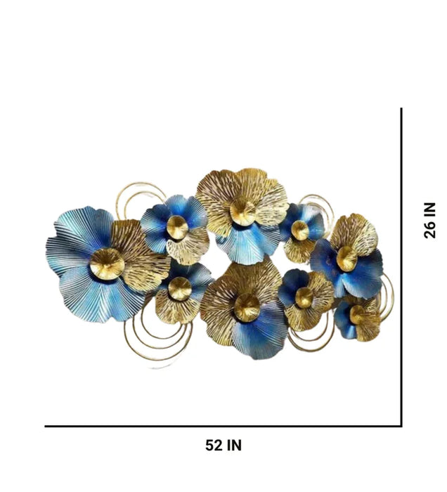 Iron Abstract Wall Art in Multicolor - All India Decor