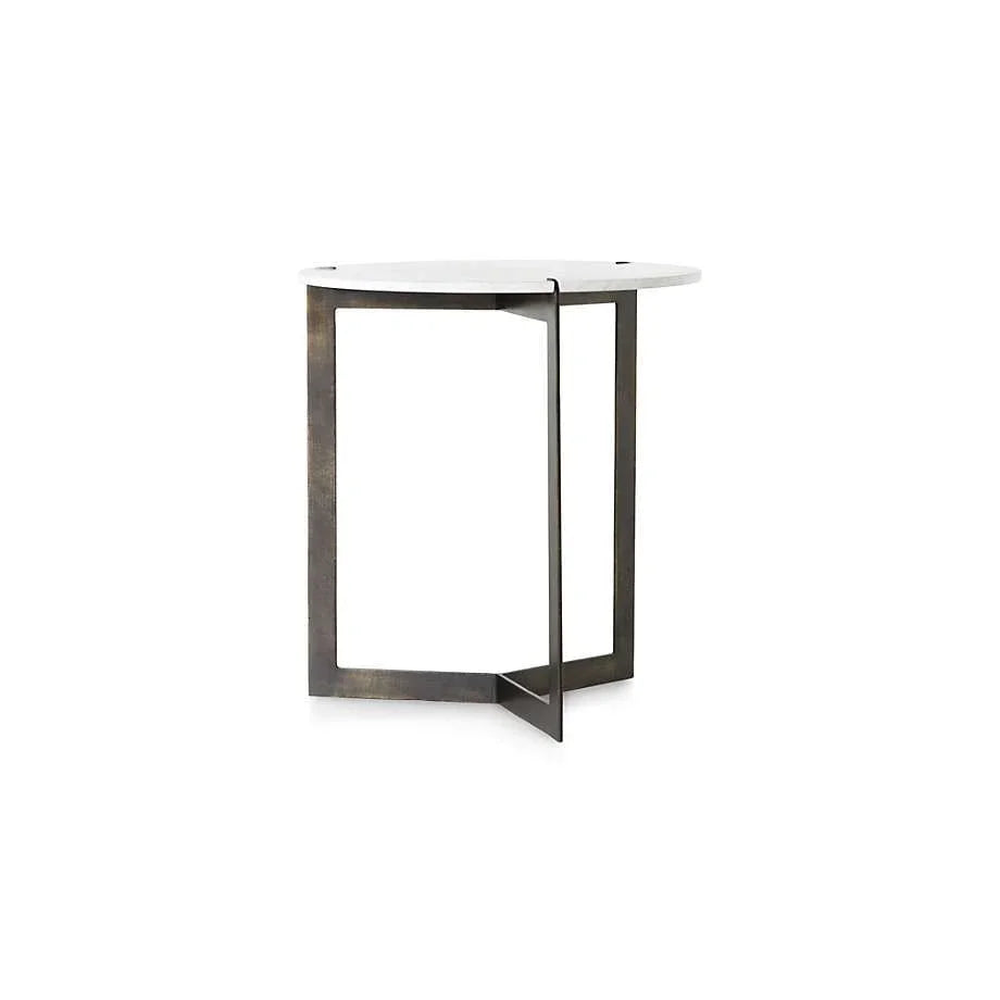 Stylish Marble End Table - All India Decor
