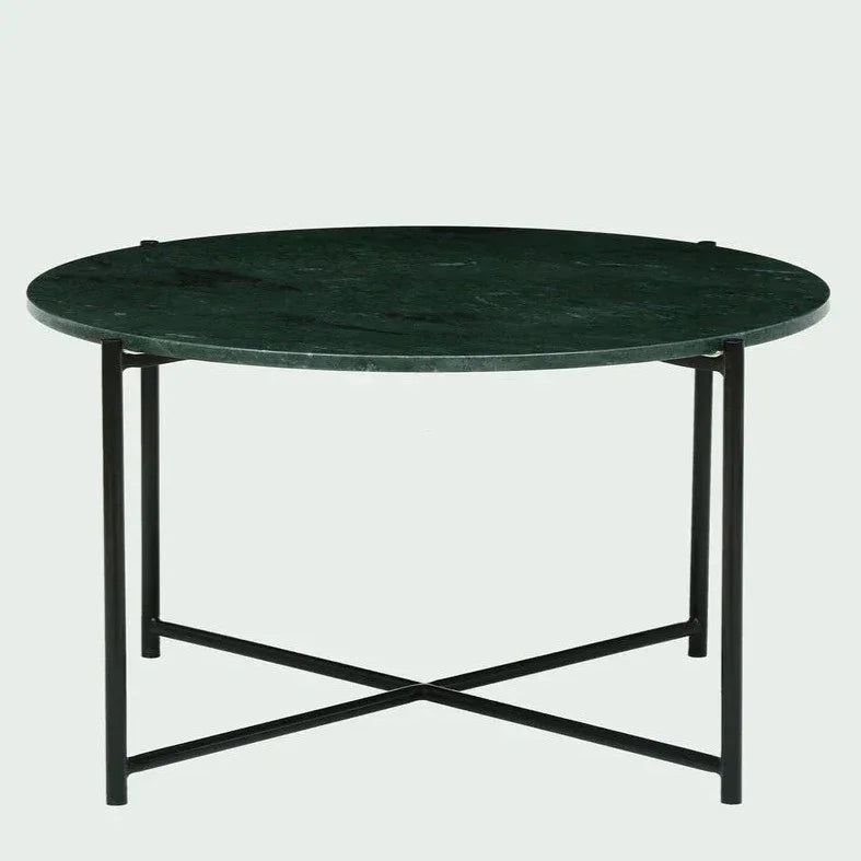 Metal Coffee Table In Green Colour - All India Decor