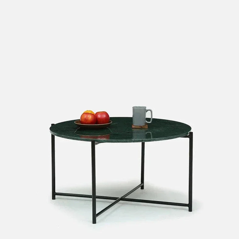 Metal Coffee Table In Green Colour - All India Decor