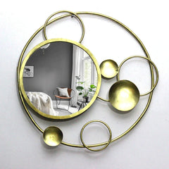 Abstract Circular Round Mirror Wall Decor - All India Decor