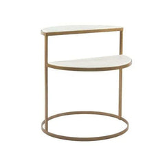 Marla Marble End Table - All India Decor