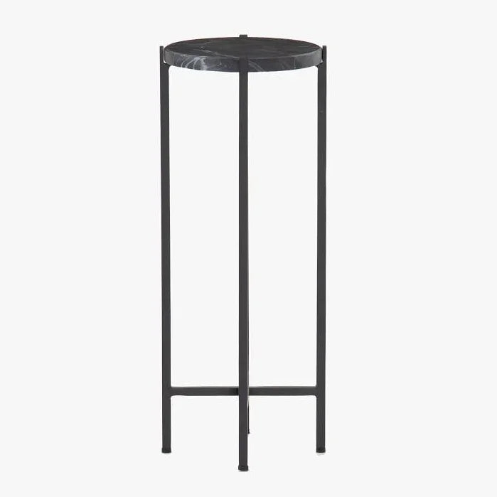 Round Marble Accent Table - All India Decor