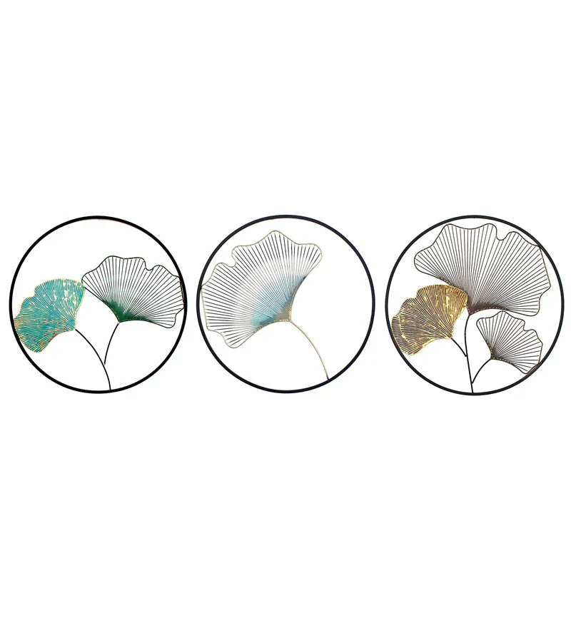Metal Circles Wall Art in Multicolour - All India Decor