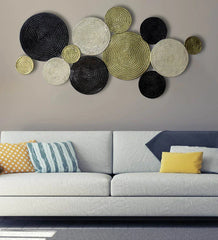 Wrought Iron Decorative In Multicolor Wall Art - All India Decor