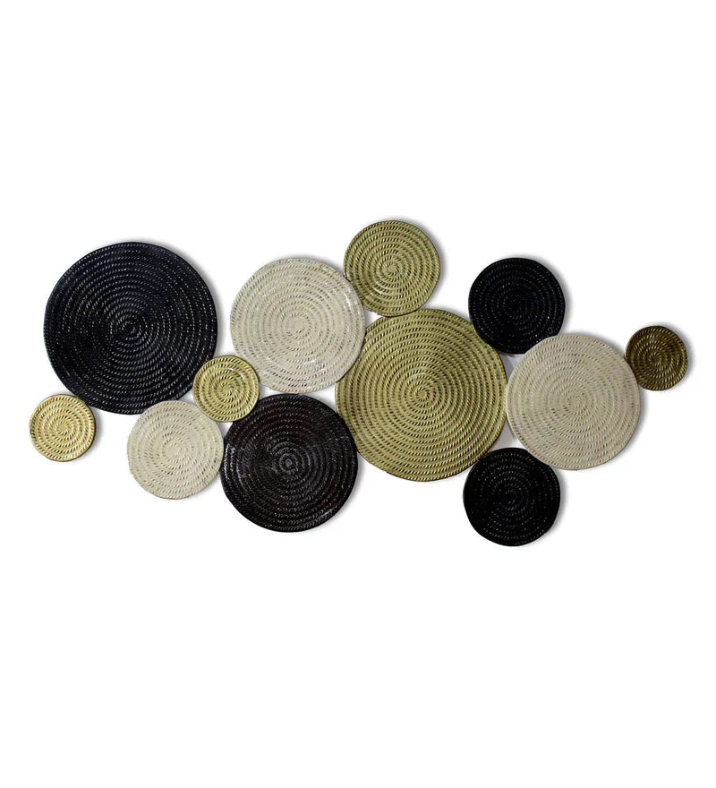 Wrought Iron Decorative In Multicolor Wall Art - All India Decor