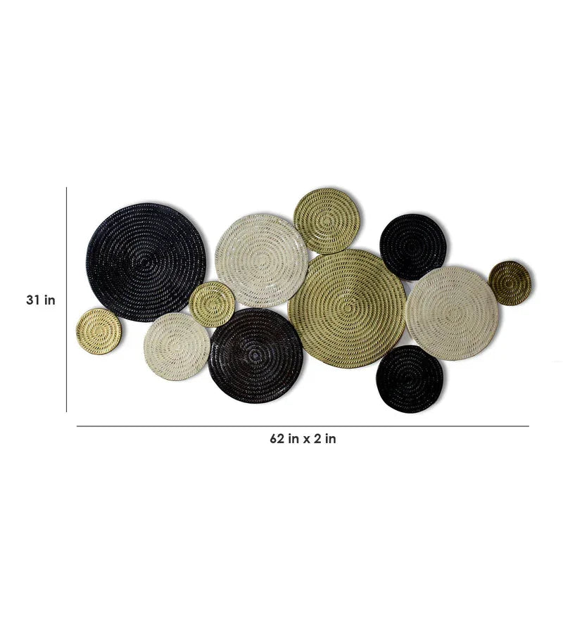 Wrought Iron Decorative In Multicolor Wall Art - All India Decor