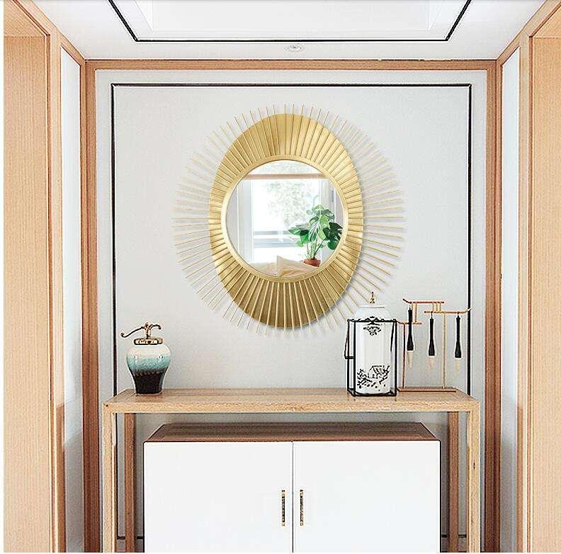 Golden Egg Accent Mirror - All India Decor