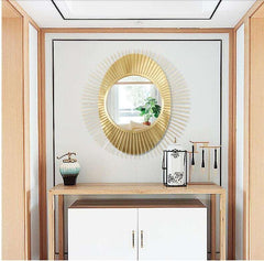 Golden Egg Accent Mirror - All India Decor